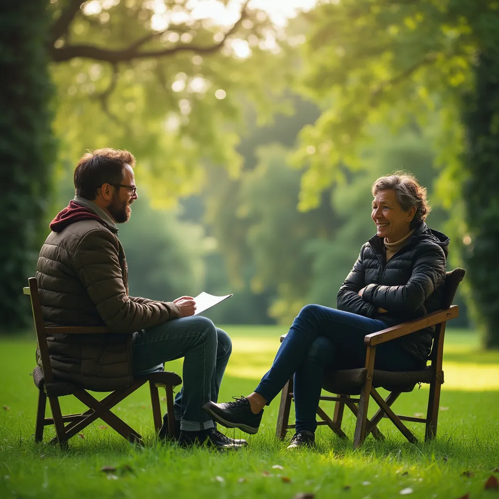 Séance de coaching en extérieur
