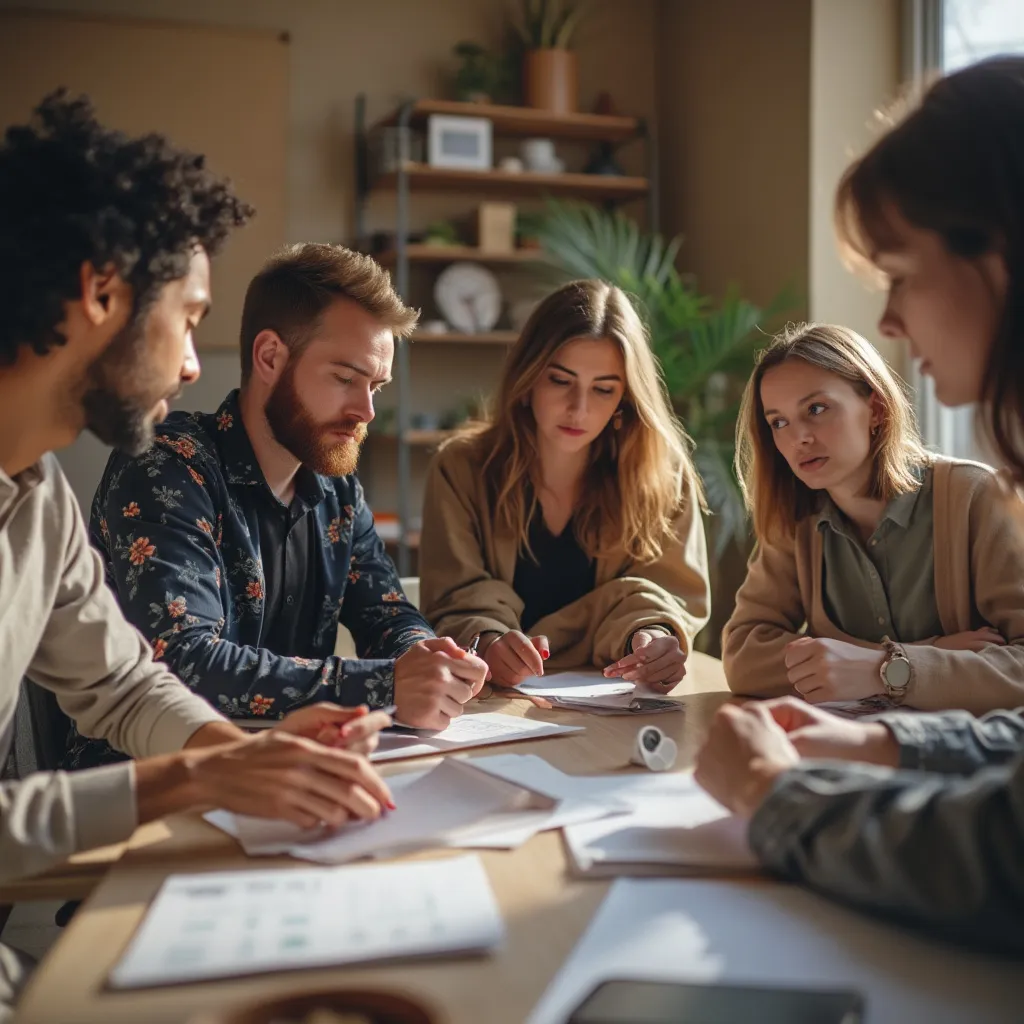 Atelier de développement en groupe